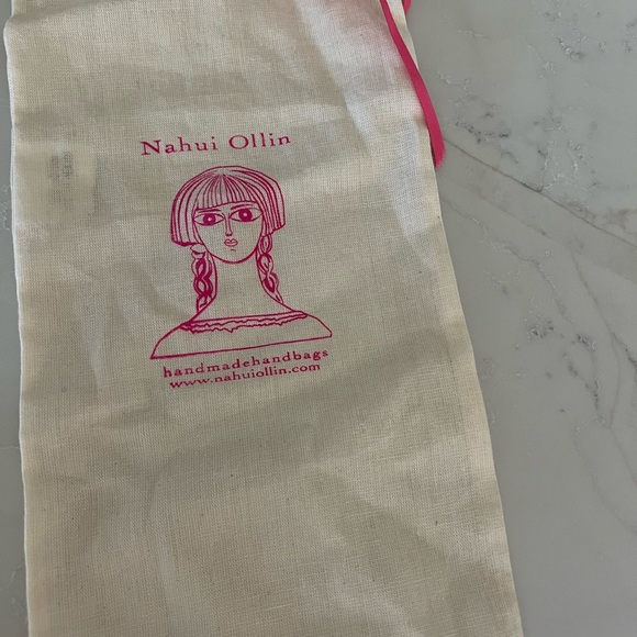 Nahui Ollin wristlet clutch purse.  Patent leather handmade purse with pouch - Picture 2 of 7